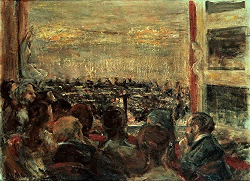 Affiche sur toile The concert Max Liebermann 50x70cm pour décoration murale de salon