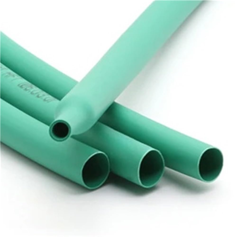 JWOO Guaina termorestringente Verde 2:1 Guaina termorestringente for Riparazione Cavi Protezione Cavi Dia 0,6 mm ~ 80 mm(45MM*3METER)