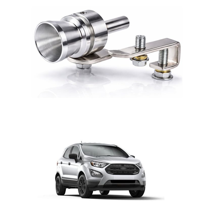 LOVMOTO Universal Turbo Sound, Exhaust Pipe Oversized Roar Maker Car Turbo Whistle Noise Exhaust Muffler Pipe Whistle/Fake Blow Off Valve BOV Simulator Comfortable With Eco-sport
