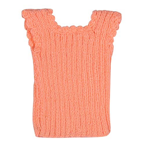 Image of Handmade Daily Use New Born Baby Combo Sweaters Upto 6 Months for Boys & Girls Pack of 2 Color: Multicolor (RTZNBPWC 03) (0 Months - 6 Months, Peach)