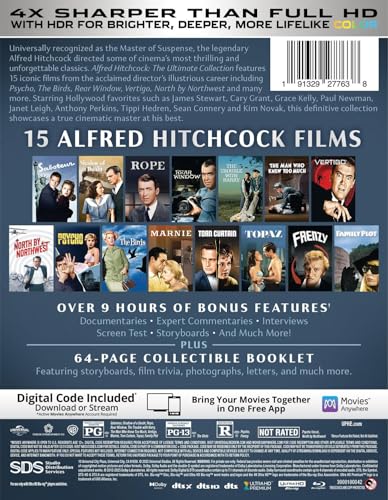 Image of Alfred Hitchcock: The Ultimate Collection - 4K Ultra HD + Digital