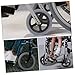 NOLITOY 4pcs Wheelchair Caster Wheel Replacement Skid Tires for Front Wheelchairs Wear-Resistant Accessories Stable Design for Improved Safety and Performance