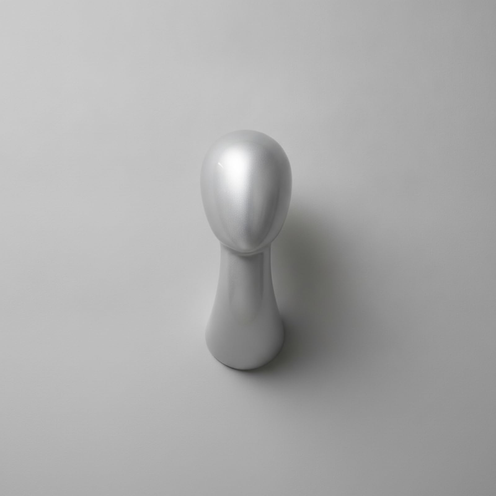 Soporte de Pared para Exhibición Cabeza de Maniquí Expositor Montaje en Pared Maniquí Cabeza Larga Acabado Moderno Ligero y Fácil de Reubicar Sujeción
