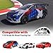 Hobbypark (4-Pack) OD 2.56''(65mm) Rubber Tires & Wheels 12mm Hex Drive Hub for 1/10th Scale RC Touring Car