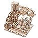 3D Puzzle Holz Kugelbahnen f&uuml;r Erwachsene Murmelbahn Trackball Modell Bausatz DIY Holzpuzzle Mechanische Kugelbahn mit 7 Stahlkugeln Geschenk f&uuml;r M&auml;nner Frauen
