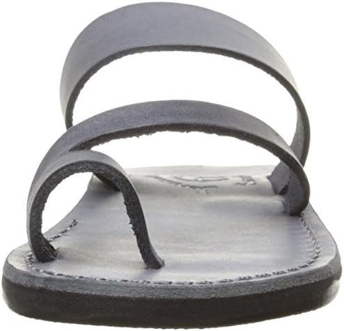 Zohar - Leather Toe Ring Sandal - Grey | Image 1