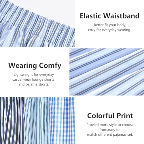 Boxer Shorts for Women Gingham Sleep Y2k Printed Boxers Pj Boxer Short Trendy Checkered Baggy Pj Boxers2