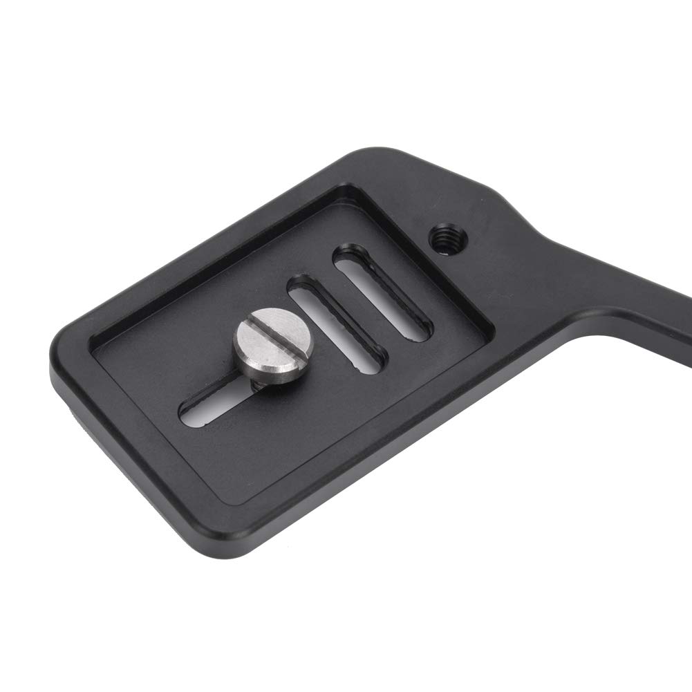 Staffa per treppiede per torcia per fotocamera in lega di alluminio con doppia vite da 1/4 di pollice per supporto DSLR Supporto per illuminazione da studio fotografico