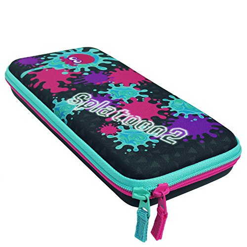 Sacoche Splatoon 2 Nintendo Switch Boîtier Rigide Protection Console et Jeux - 3