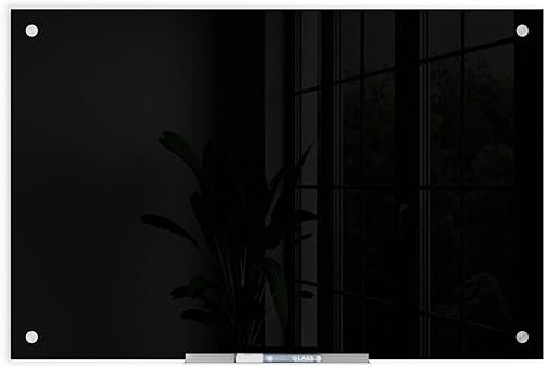 Superficie negra U Brands, sin marco, Negro