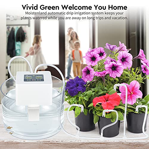 Automatic Irrigation System, DIY Automatic Drip Irrigation Kit Self Watering System with Timer, USB Power Operation & 30-Day Programming Vacation Plant Watering Devices for Indoor Potted Plants - Thumbnail 5