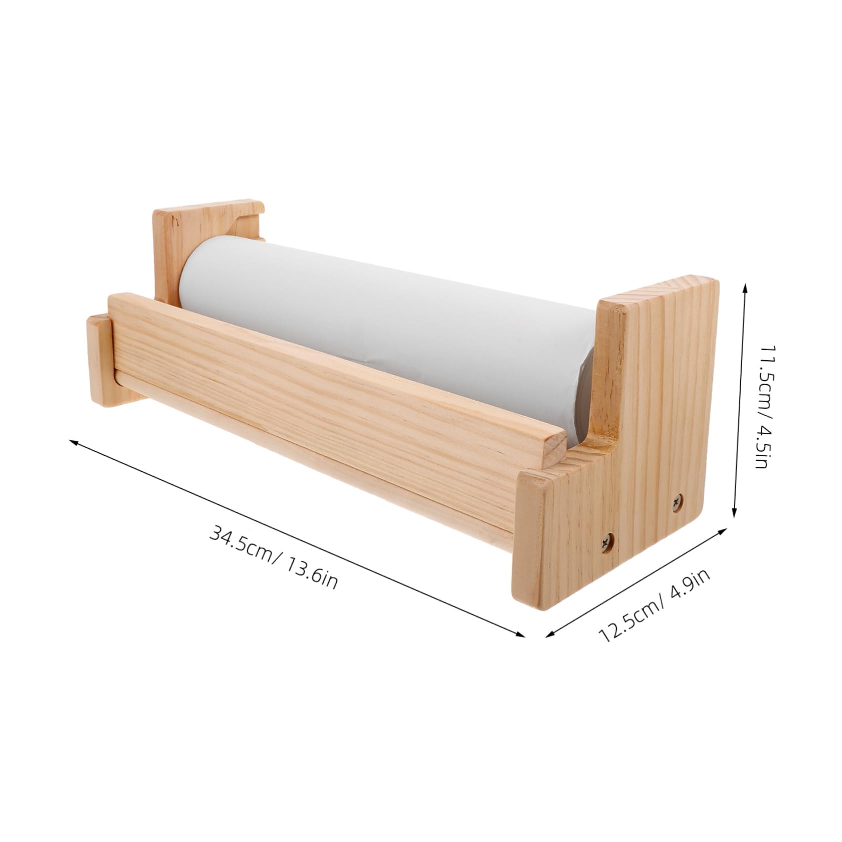 VILLCASE Cavalletto da Tavolo Multifunzionale Salvaspazio in Legno Rotolo di Carta da Disegno per Ragazzo Ragazza per Attività Creative e Scrittura