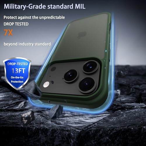 Image of iPhone 18 pro max /17 pro max Case,Translucent Matte(Green)