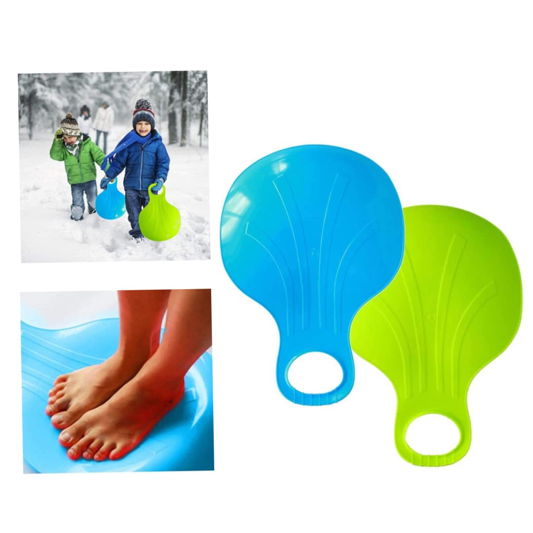 Snow Board Plastic Snow Slider Bum Sandon Snowboard Snowboard Sled Sledge Skiing Board 2pcs