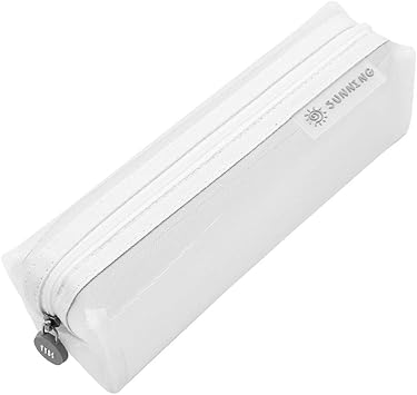 Amazon zaidea ペンケース 小物入れ 収納 ファスナー付き シンプル オシャレ ポーチ ホワイト ペンケース 文房具 オフィス用品 Amazon zaidea ペンケース 小物入れ 収納 ファスナー付き シンプル オシャレ ポーチ ホワイト ペンケース 文房具 オフィス用品