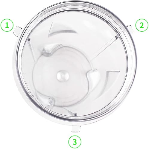 Miniatura 6 de Piezas de repuesto 6 aletas Asamblea de cuchilla con 2 tazas, compatible con Ninja Blender BL201BL200BL201CBL209BL203QBK