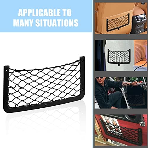 Filet de Rangement Camping Car Filet Coffre Voiture 4 Pièces Filets de ...