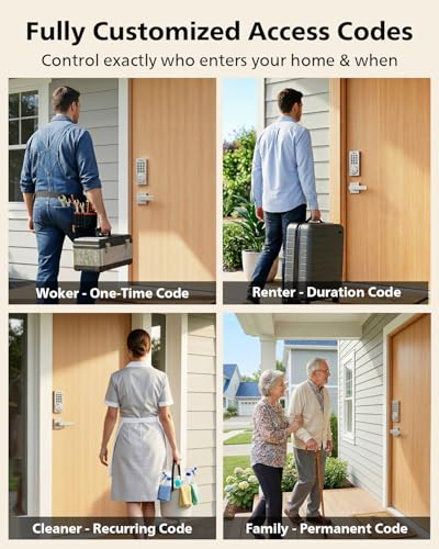 Image of Philips WiFi Smart Keypad Deadbolt Lock, App Remote Control, No Hub Needed