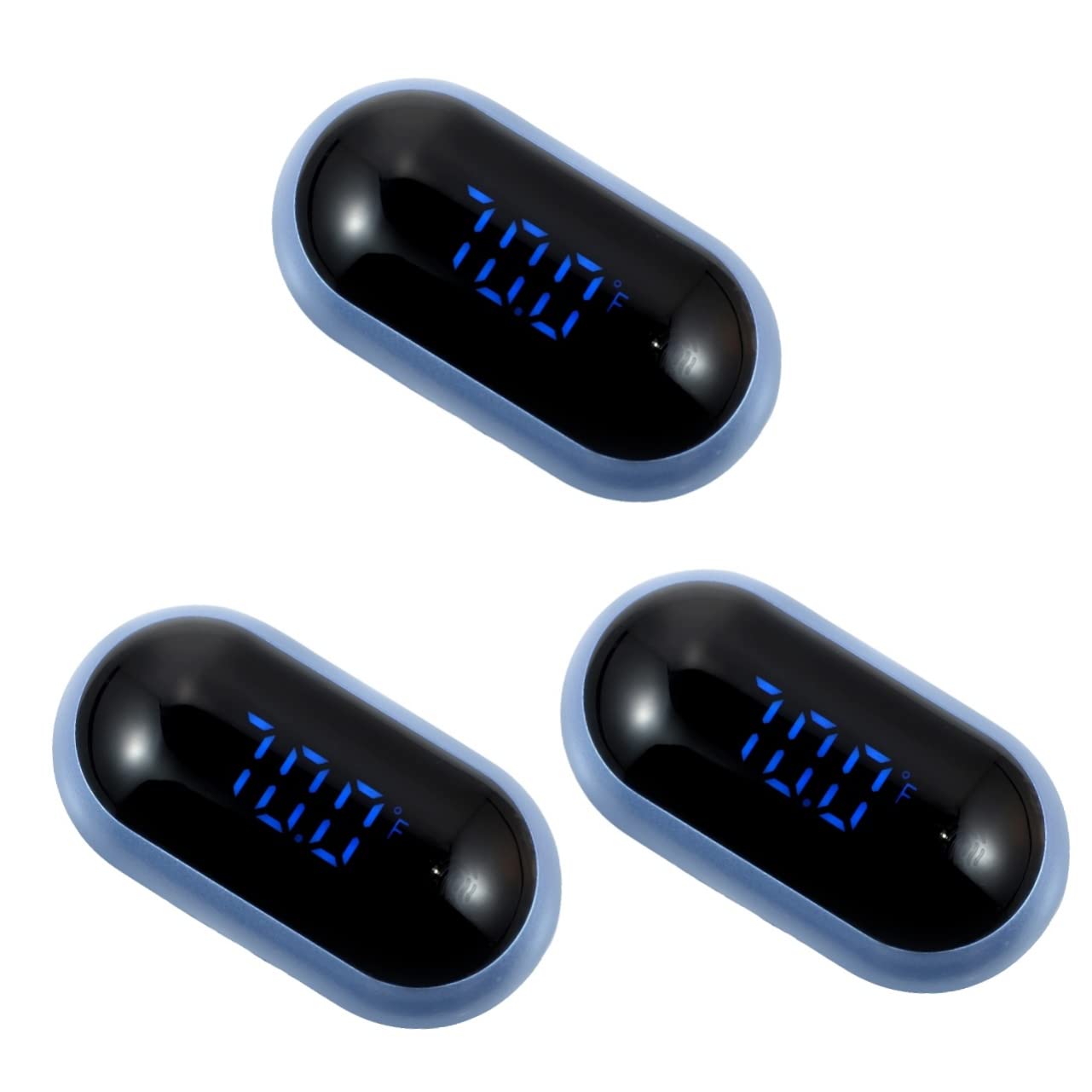 Mipcase 3stücke Wassertankthermometer Für Aquarien Digitales Temperaturmessgerät Für Fischbecken Einfache Montage Präzise Temperaturanzeige