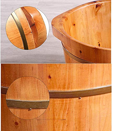 Spa de pies de madera de cedro natural tamaño mediano miniatura 4
