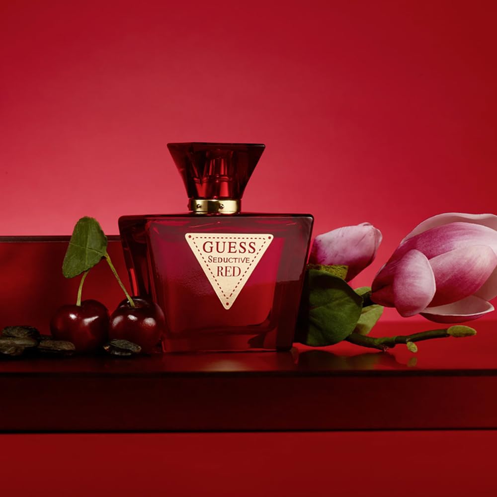 GUESS Parfüm Geschenkset für Damen – 4 Mini Eau de Toilette Sprays (je 7,5 ml): Seductive, Red, Blue, Noir