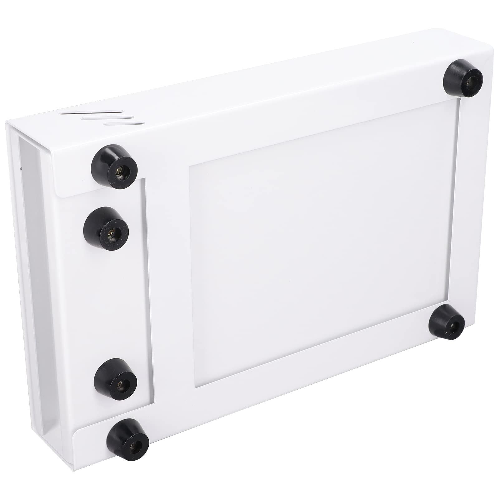 Koffie klopbox-lade, espresso-klopbox-lade, roestvrijstalen koffierestpoederbox voor de huishoudwinkel, koffiedikhouder, espresso-puck- klopbox (wit
