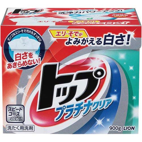 Amazon.co.jp: ライオン トップ プラチナクリア 0.9kg×4個 : ドラッグ