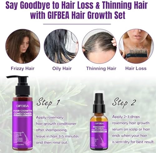 Rosemary Oil for Hair Growth (Serum & Conditioner Set)