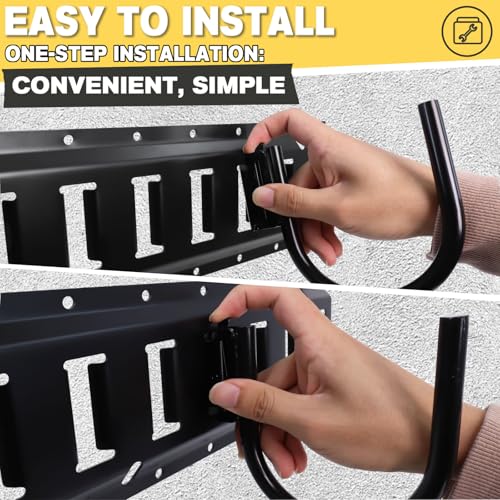 Image of E Track Accessories, 5 Pack 5 Inch Heavy Duty J Hooks for Trailer Storage