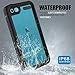 BESINPO for iPod Touch 7/6/5 Case Waterproof, Full Body Heavy Duty Defender Protective Cover for Diving Swimming Snorkeling, Blue, Military Grade Protection