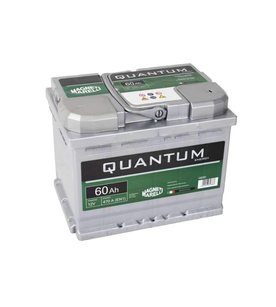 Magneti Marelli Batteria per auto 60AH 12V 510A EN1 per cassetta L2B