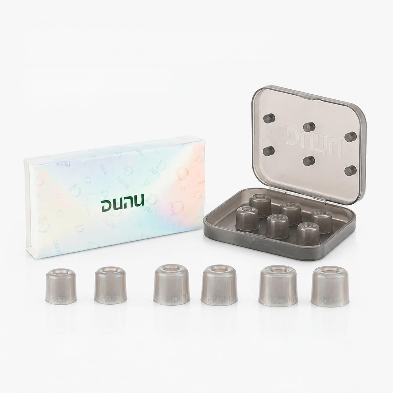 HiFiGo DUNU S&S Earbud Tips for 4.0mm-6mm Nozzle, Silicone Ear Tips Replacement for Da Vinci, Explorer, Titan S2, Wireless/Wired Earphones (S/M/L(Each Size 1 Pair))-image-16