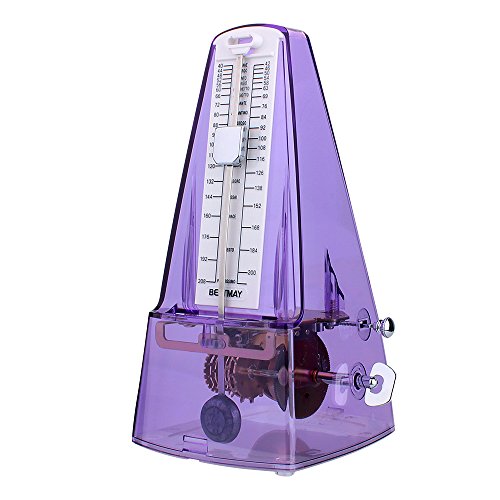 High Accuracy Mechanical Metronome for Percussionist, Transparent Purple