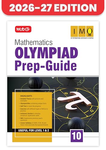 Image of MTG Mathematics (IMO) Olympiad Prep Guide Class 10 | Detailed Theory, Exercise with Self Test For Practice | SOF Olympiad Books For Exam 2026-27 (Useful For Level-1 & 2)