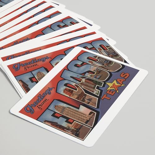 Baraja de Poker Greetings from El Paso, Texas miniatura 5