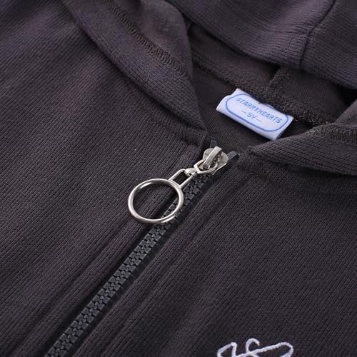 STARRYHEARTS Toddler Boy girl Sweatsuit Corduroy Long Sleeve Hooded Zip Up Tops Kids Tracksuit Sets Solid Outfits(Size:2-7)3