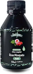 Óleo Vegetal de Rosa Mosqueta Rubigionosa Clareador de Manchas 100% Natural Prensado a Frio e Puro - Hidratante para Pele e Cabelos Refil 100ml
