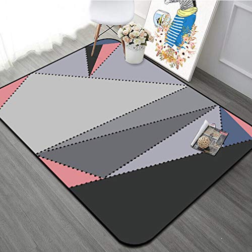 Tapis de plancher nordique de ville : revêtement décoratif pour chambre