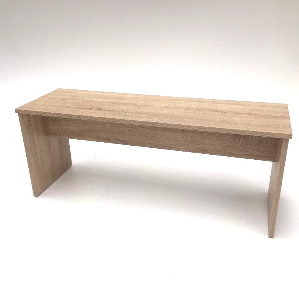 Bank Sonoma Eiche hell Sägerau Länge: 110 cm Tiefe: 35 cm Höhe: 44 cm Belastbarkeit: ca. 180 kg