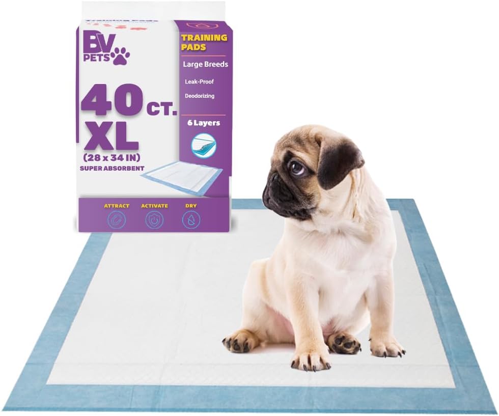 Petphabet 100 Pack Dog Pee Pads 23 by 24 Inches,Lavender