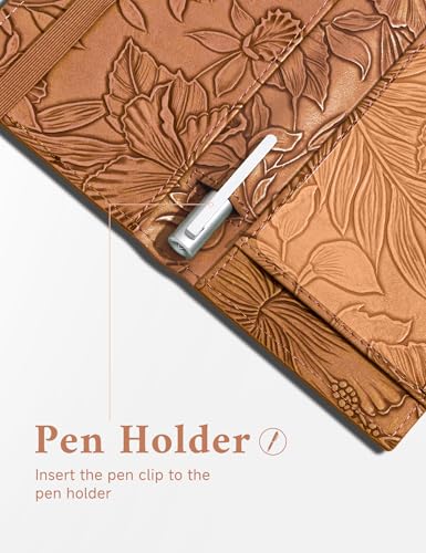 Image of Zreal Checkbook Cover for Men & Women Snakeskin Pattern, Vintage Brown, 7.0 x 3.5 x 0.35 inches, Minimalist