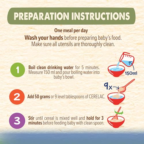 حبوب قمح نستله للرضع بالحليب بدون سكر مضاف من سيريلاك، لعمر 6 اشهر، قصدير، 400 غرام