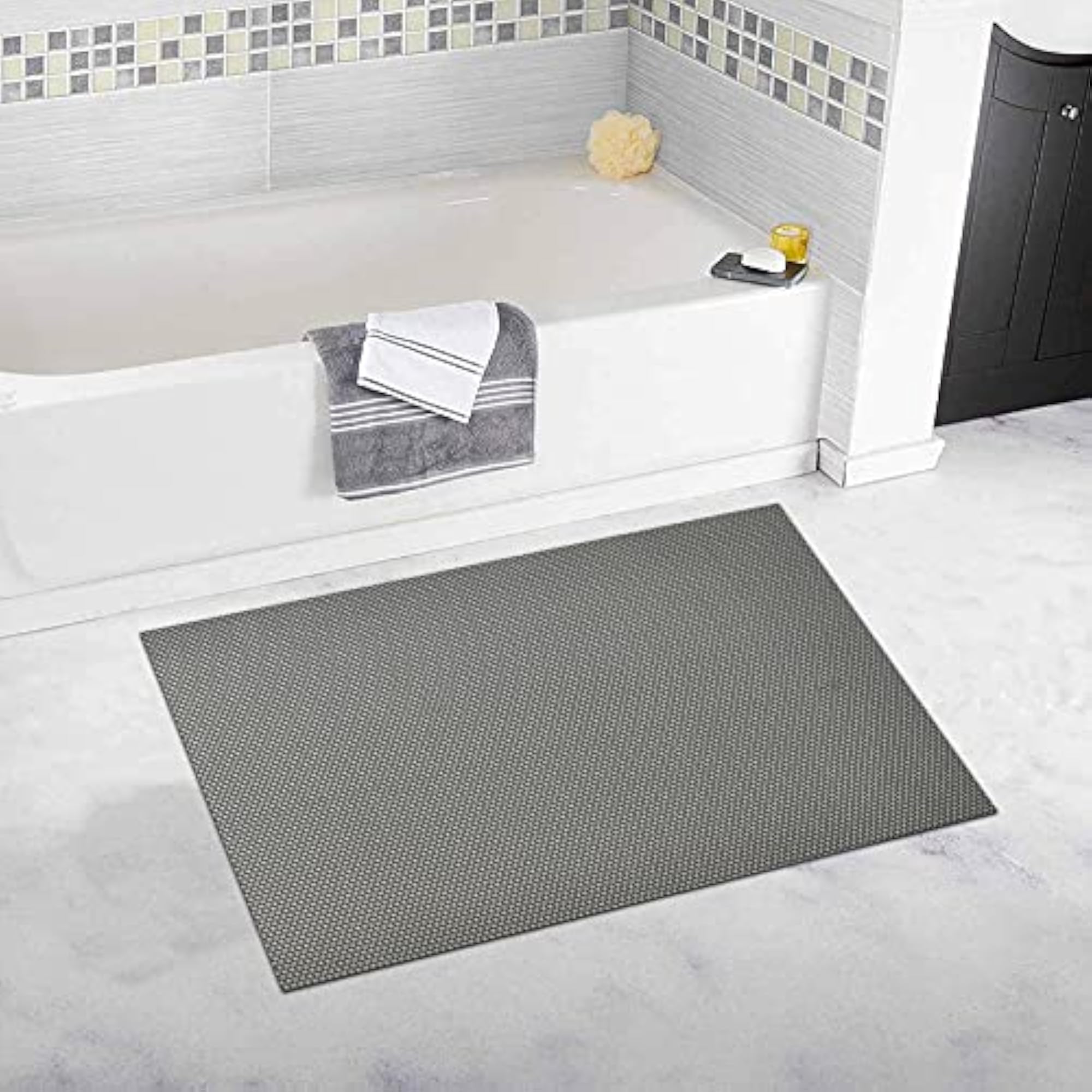 Multipurpose Rubber Mat, Anti Skid Bathroom Mat