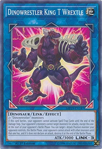 Yu-Gi-Oh! - Dinowrestler King T Wrextle - MP19-EN187 - Común - 1ª