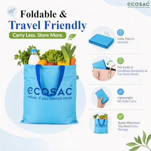 Image of Classic Shopping bag | for Carry Milk Grocery Fruits Vegetable Kitchen Essential |Reusable, Washable, Lightweight & Foldable |15 kg Capacity