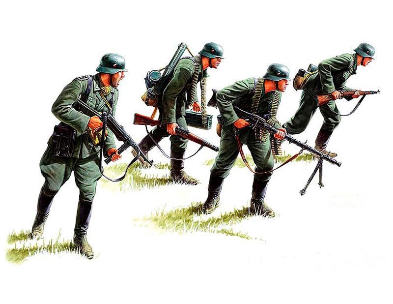 Panzergrenadiers Master Box 3513 maquette historique allemande 1/35 haut de gamme