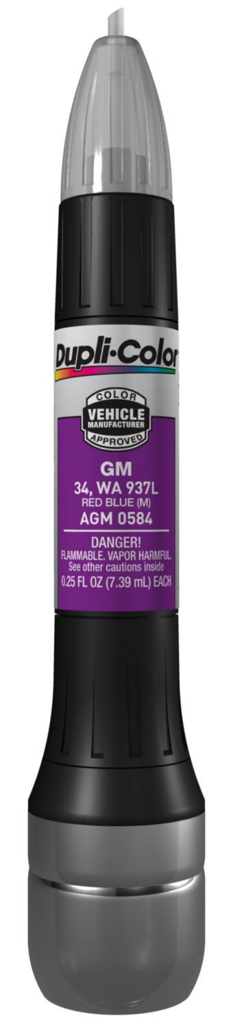 Dupli-ColorAGM0584 Metallic Red Blue General Motors Exact-Match Scratch Fix All-in-1 Touch-Up Paint - 0.5 oz.