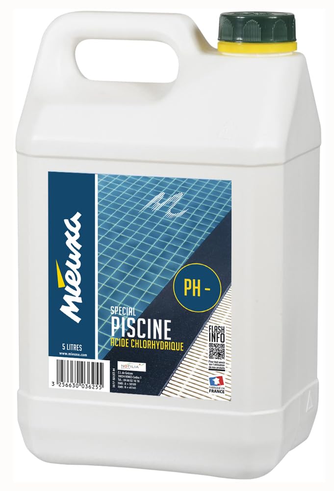 Acide CHLORHYDRIQUE 5L Piscine MIEUXA