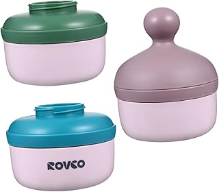 SAFIGLE Caixa Caixa De Leite Em Pó Recipiente De Alimentação Do Bebê Recipiente De Leite Em Pó Suporte De Leite Em Pó De Desenho Animado Estojo De Leite Em Pó De Três Camadas Estojo De