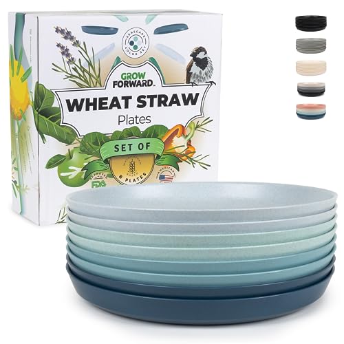 Grow Forward Premium Wheat Straw Plates